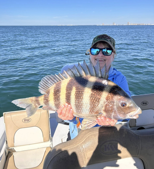 Big Sheepshead, calm waters. Gulf style.